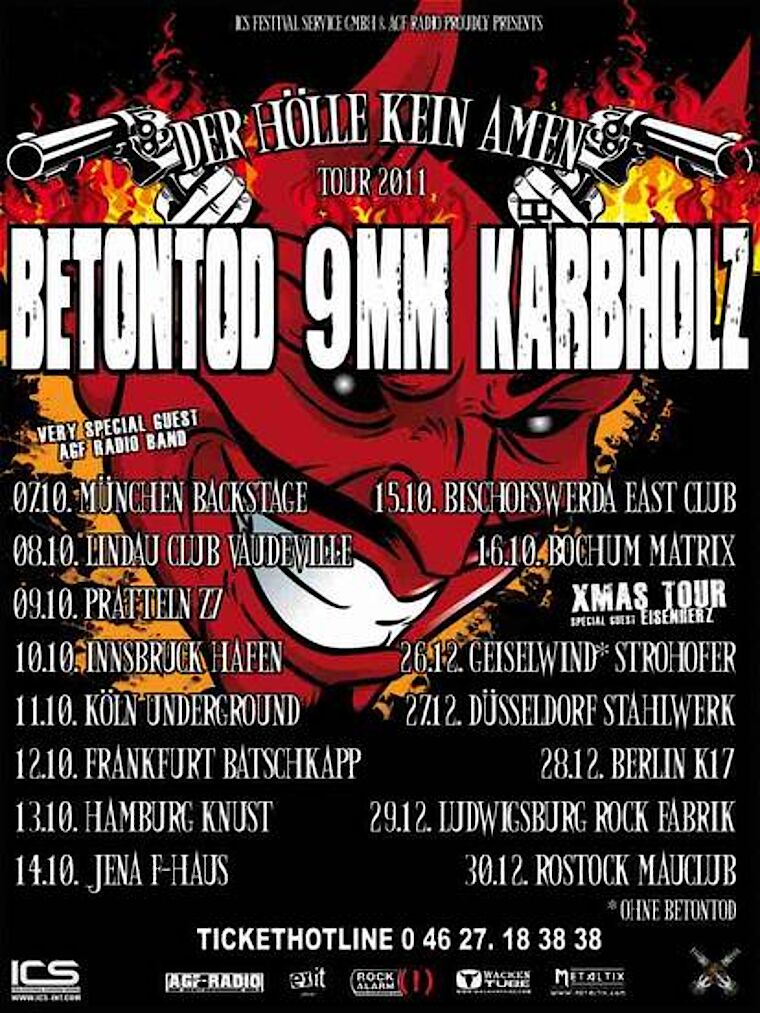 betontod tour 2022 vorband