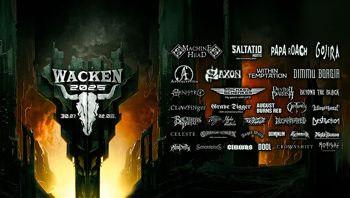 Die ersten 34 Bands für das WOA 2025! Wacken Open Air