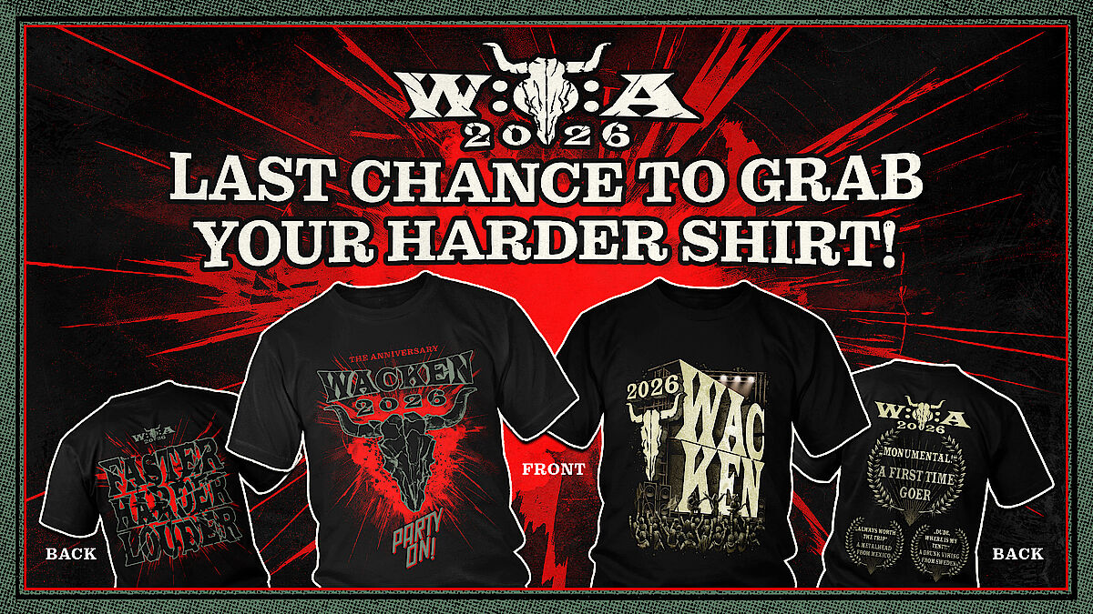 W:O:A 2026 - Letzte Chance auf Harder Shirt! | Wacken Open Air