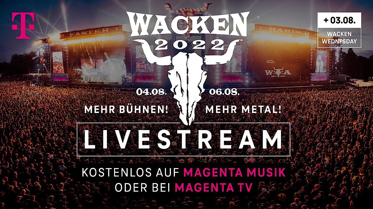 Der Magenta Livestream vom W:O:A 2022 - Das Programm vom Donnerstag ...