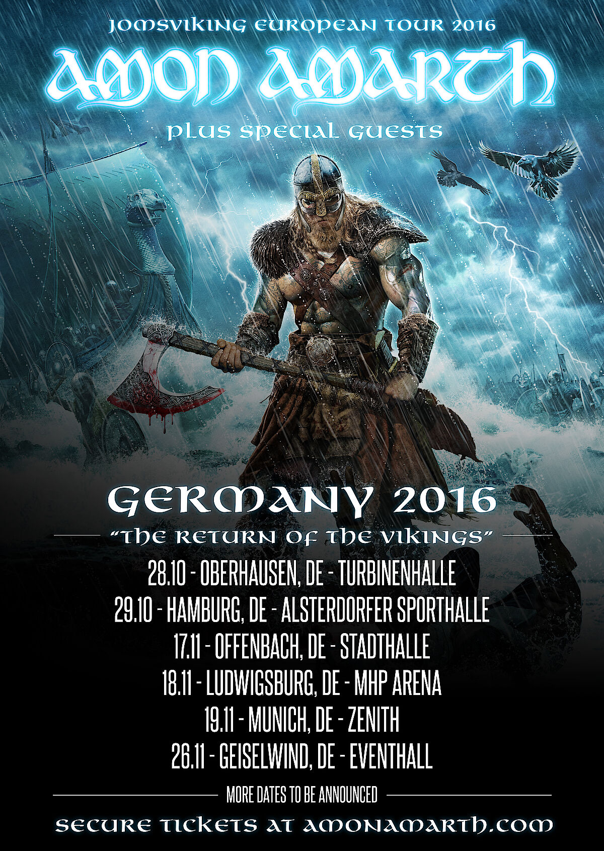 Amon Amarth Tour 2025 Tickets Ida Winnah