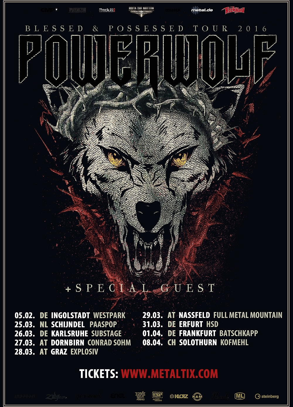 Powerwolf - Blessed & Possessed (Tour Edition)