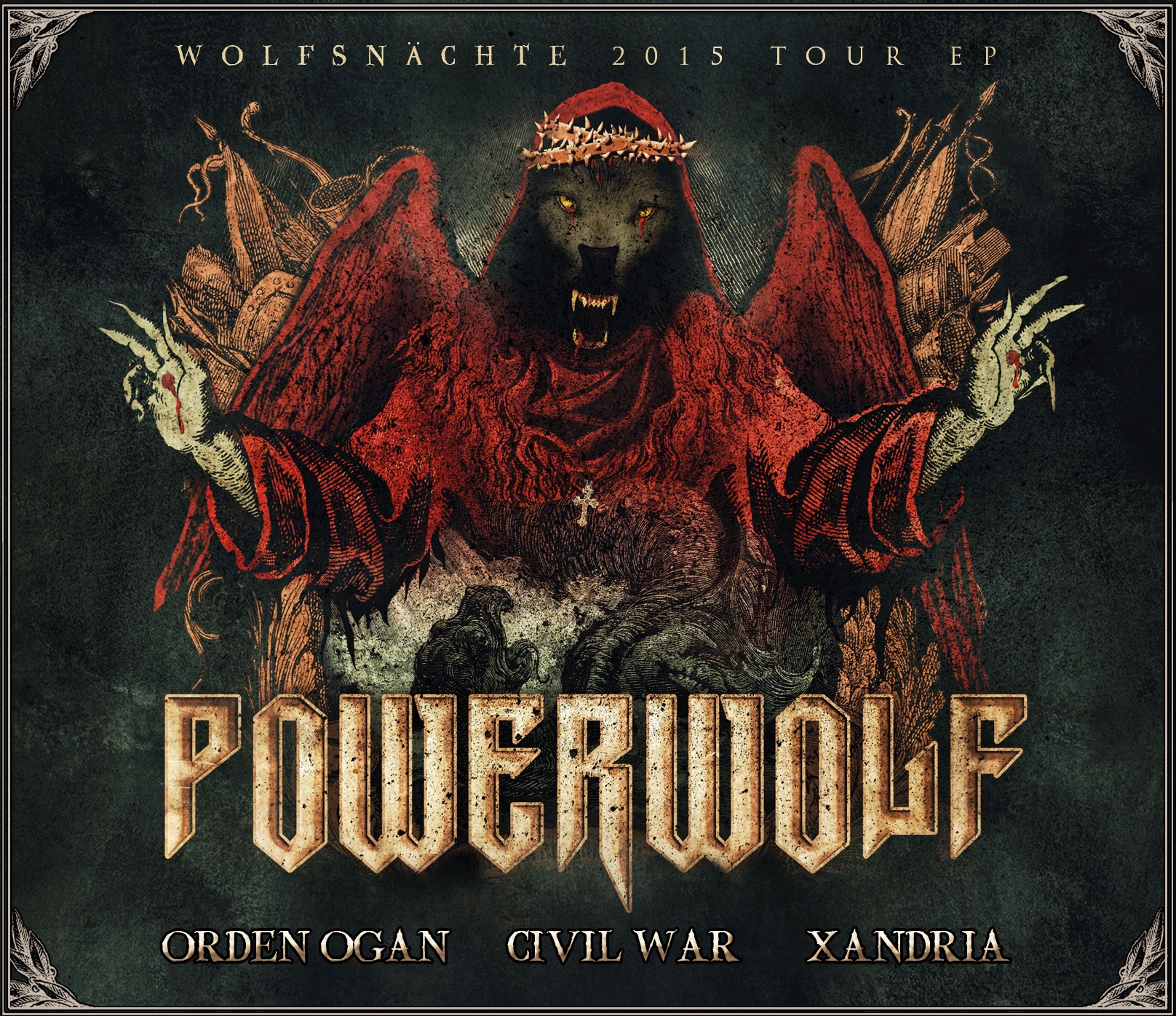 Powerwolf detail Tour EP WOA Wacken Open Air