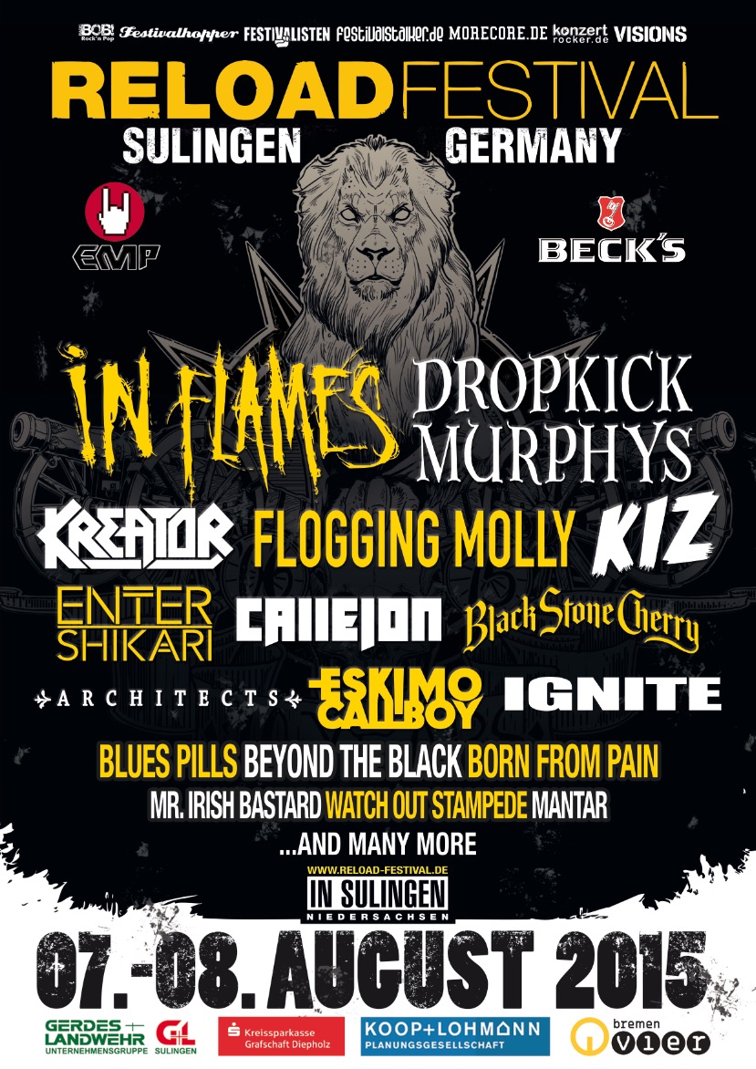 Reload Festival confirms Enter Shikari and Born From Pain Wacken