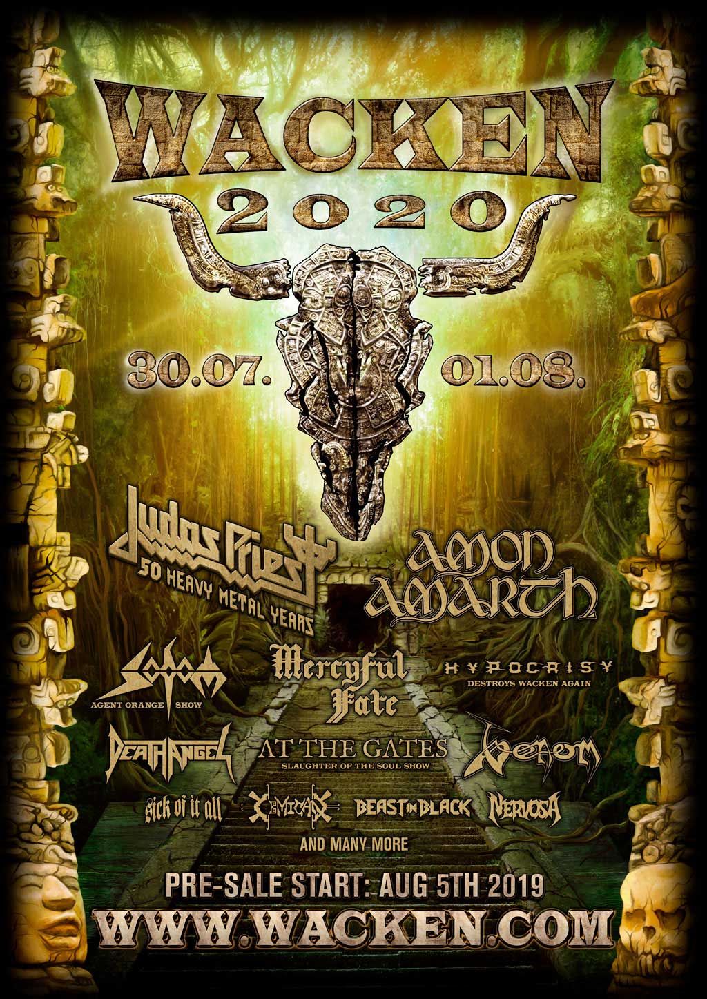 W O A 2020 The First Bands Are Confirmed W O A Wacken Open Air