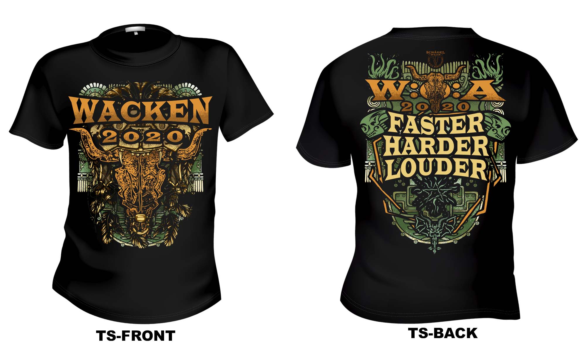 Hochwertiges Fair Trade Shirt Im Maya Kalender W O A Wacken Open Air