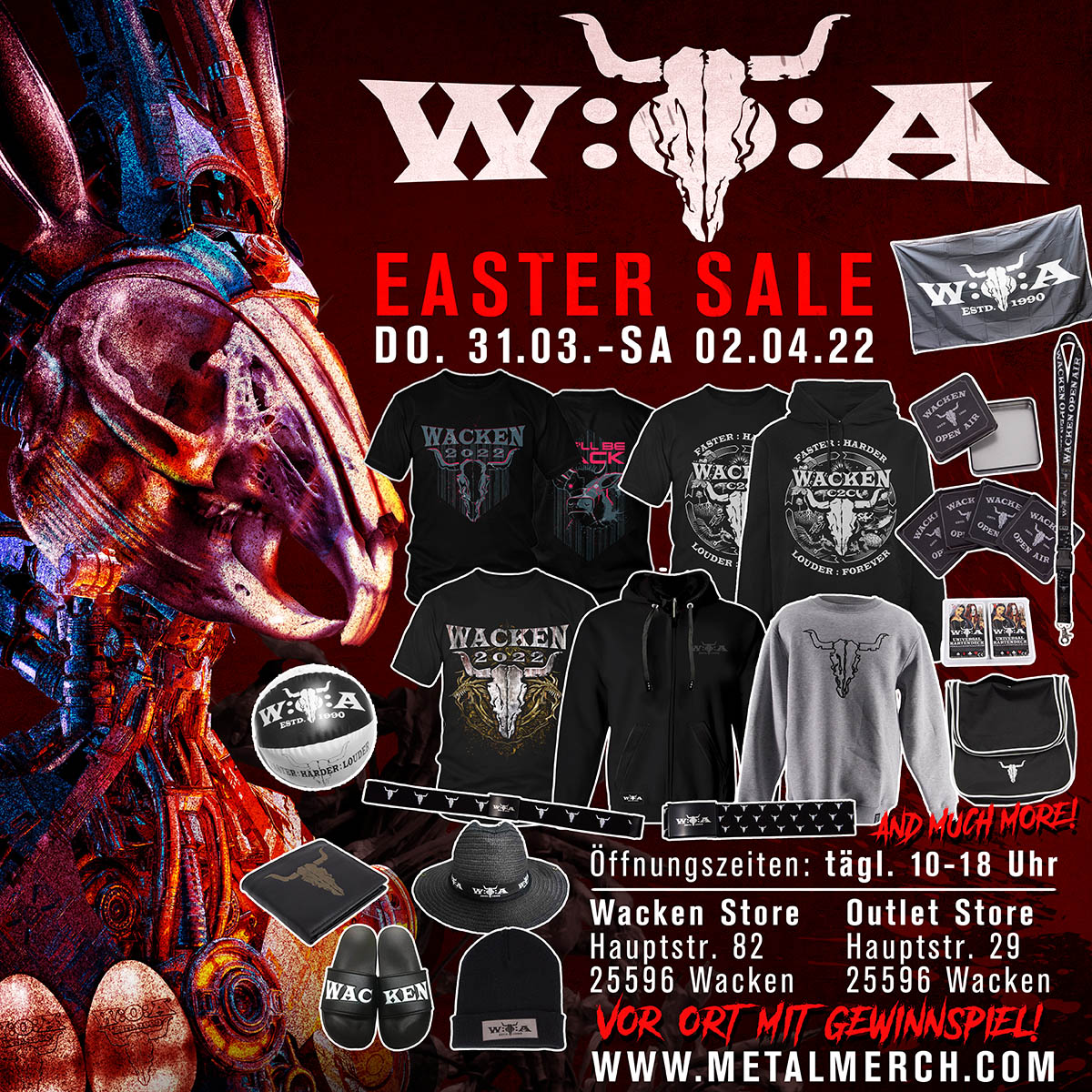 The WOA Easter Sale 2022 Wacken Open Air