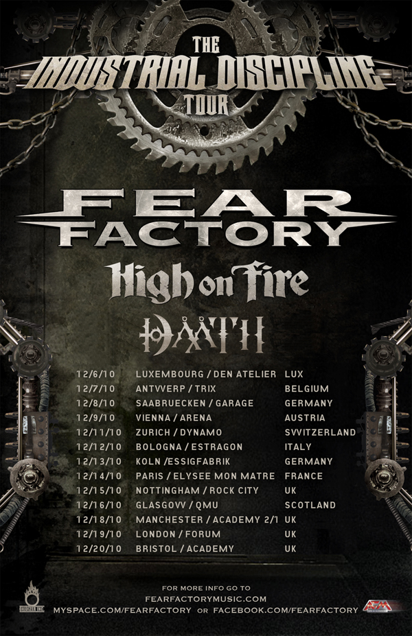Fear Factory auf Tour mit High on Fire & Daath Wacken Open Air