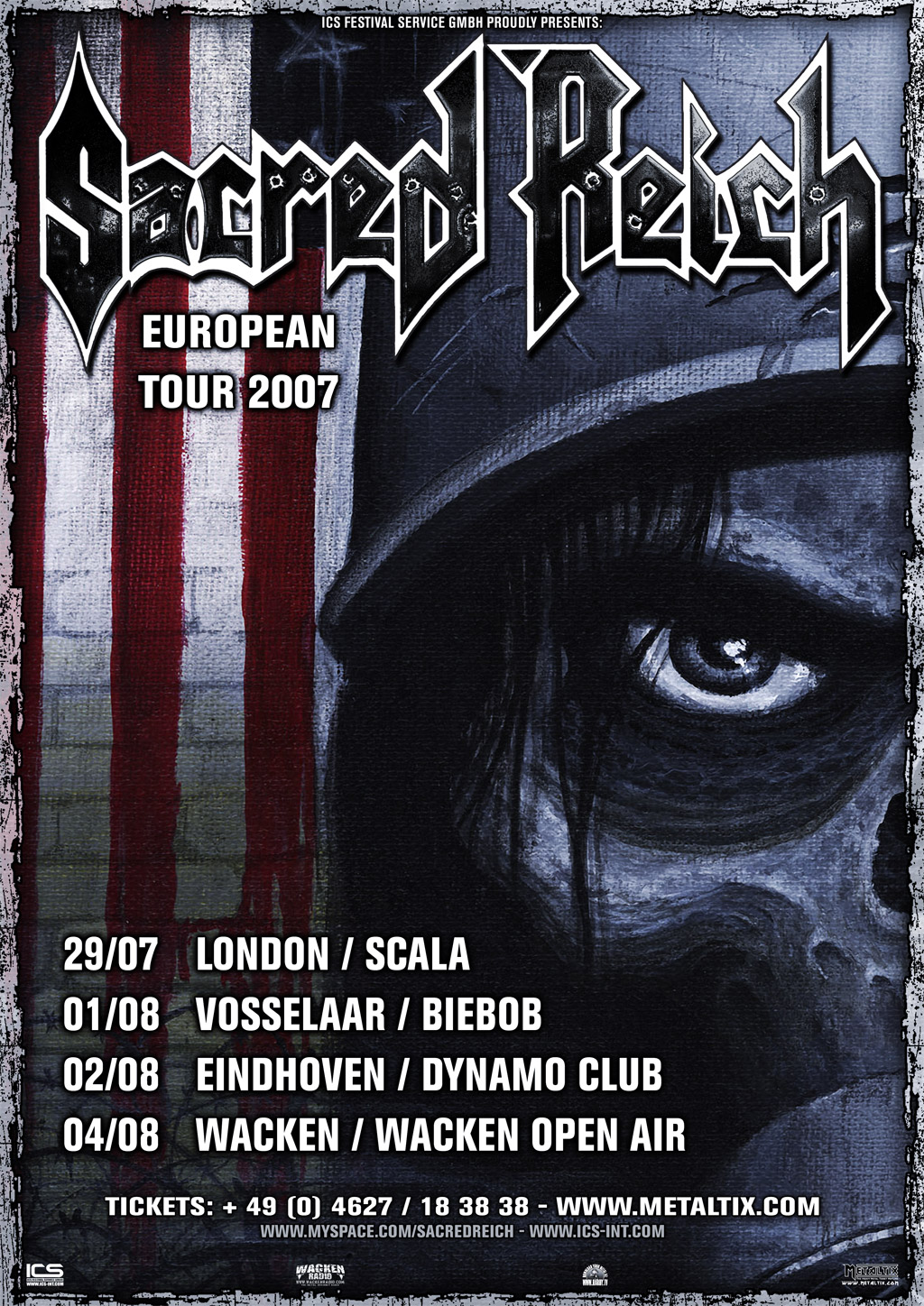 sacred reich tour history