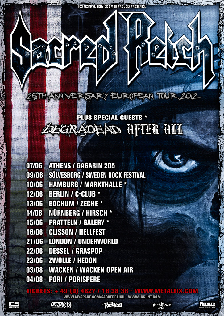 sacred reich tour uk